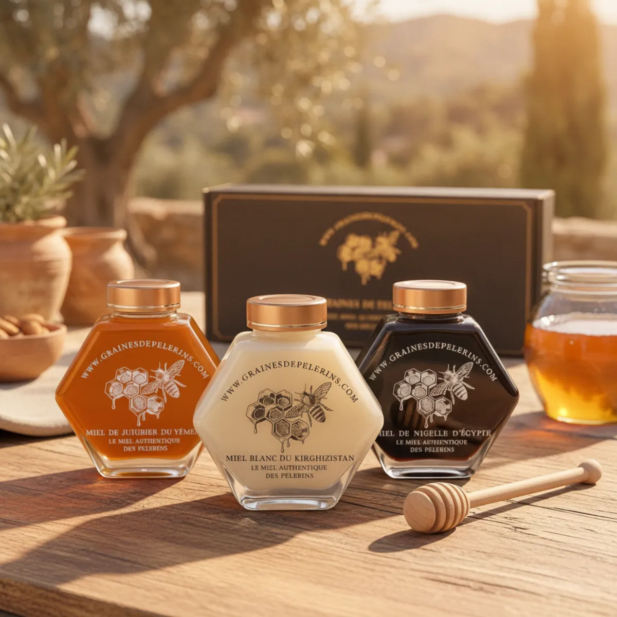 Graines de Pèlerins Coffret Vitalité avis : mon test des 3 miels rares
