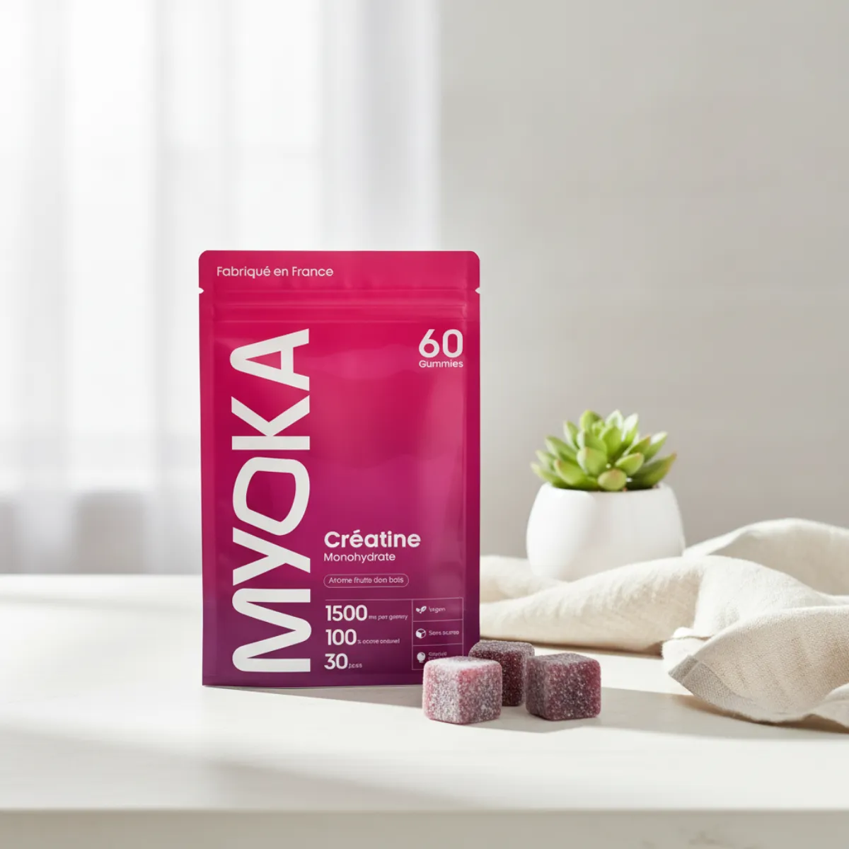 Avis Myoka Gummies Créatine : la créatine en bonbon vaut-elle le coup ?