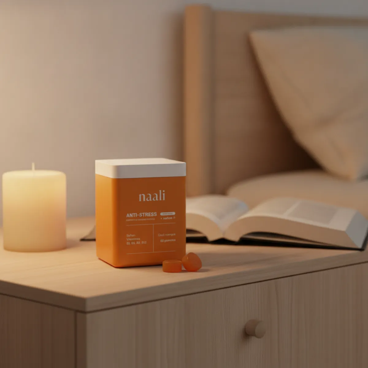 Gummies Anti-Stress Safran Naali : notre avis, bien dosés mais attention à l'abonnement